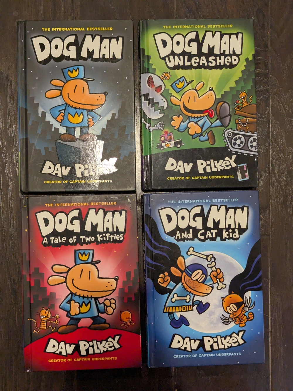 Complete 1-14 Dog Man Book Set